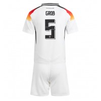 Nemecko Pascal Gross #5 Domáci Detský futbalový dres ME 2024 Krátky Rukáv (+ trenírky)